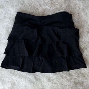 Mono B Black Ruffled Women’s Skirt